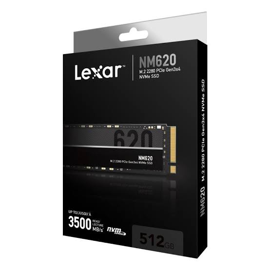 Lexar 512GB SSD LNM620X512G-RNNNG M.2 NVMe PCIe Gen3x4
